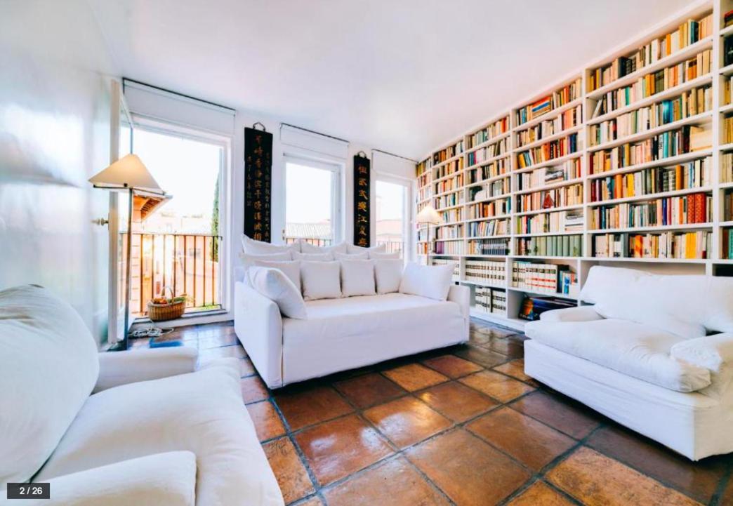 Luxury Art Apartment In Trastevere With Terrace Rom Exteriör bild