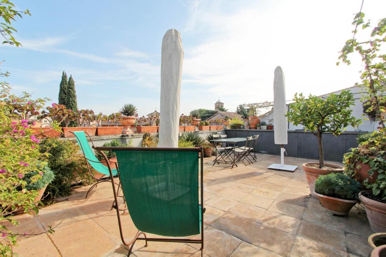 Luxury Art Apartment In Trastevere With Terrace Rom Exteriör bild
